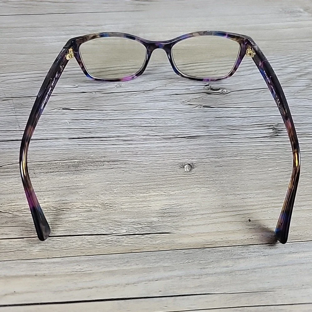 Coach Eyeglasses‎ HC6065 5288 49-17 135mm Confetti PURPLE FRAMES ONLY Full Rim